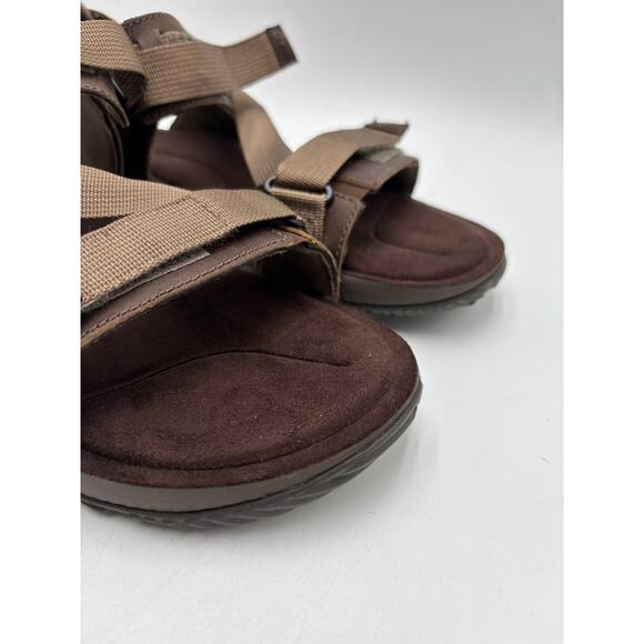 MERRELL TERRANT STRAP J91517 Men's NEW Mesh Sandals Brown US Size 12 NIB - Picture 2 of 11